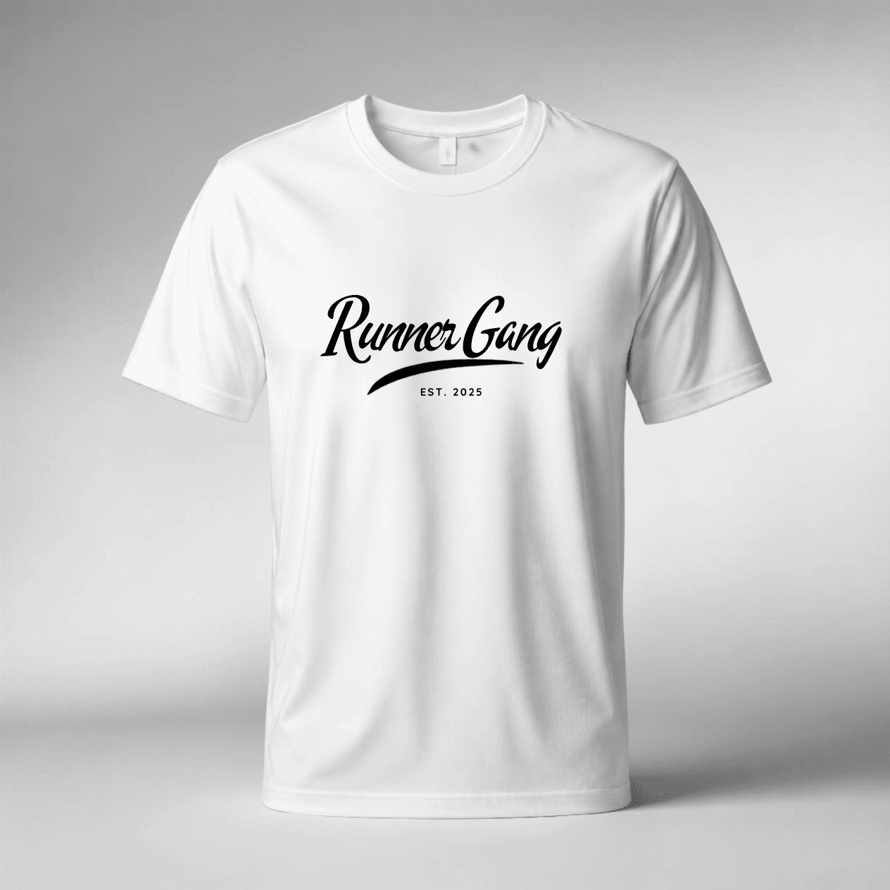 Runner Gang Signature Tee โ Black
