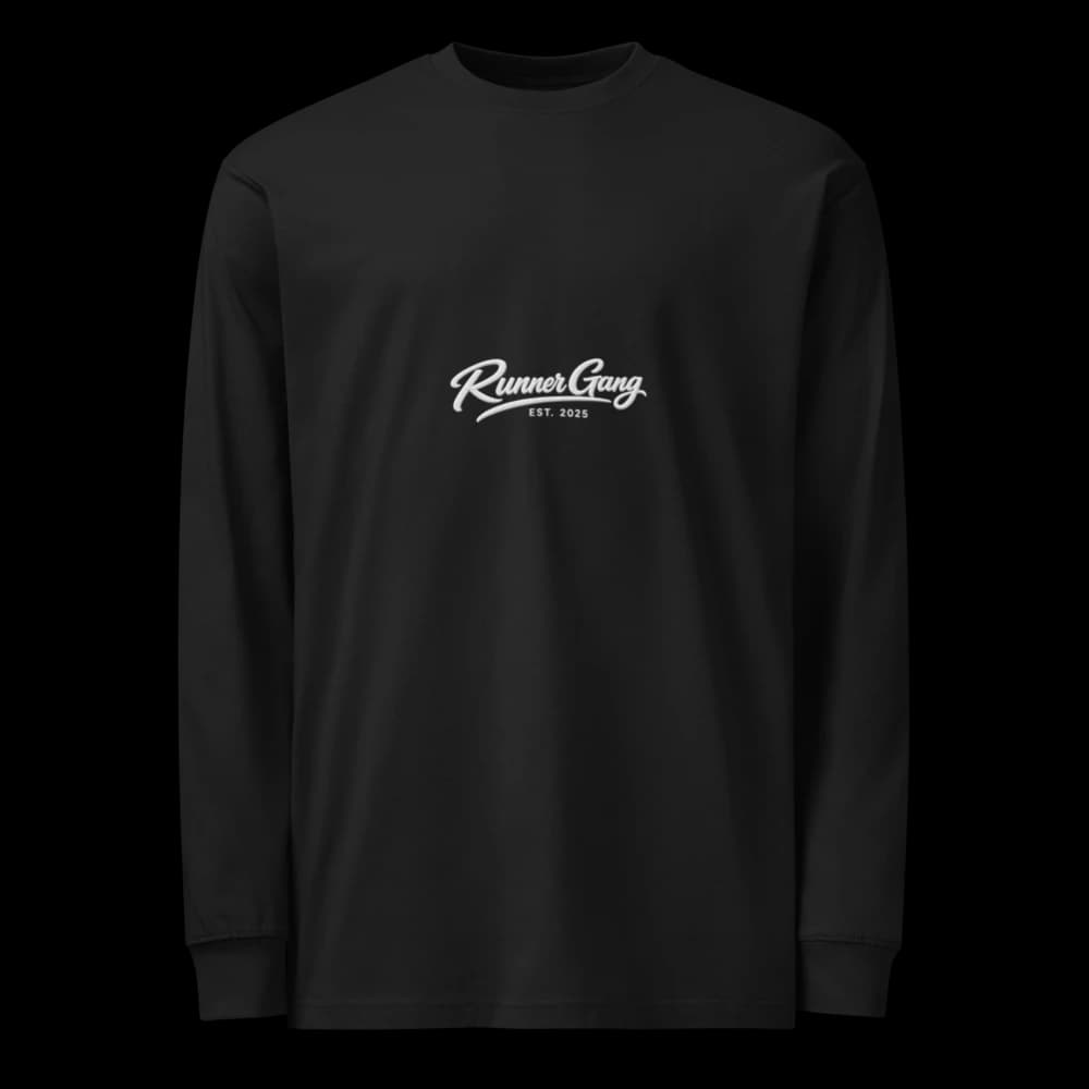 Runner Gang Line 01 Script Long Sleeve — Printful design preview